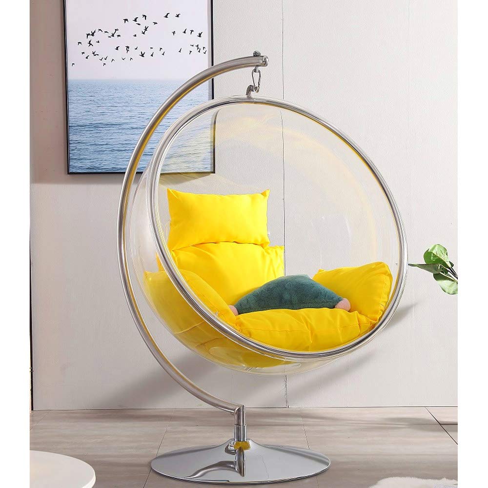 Acrylic bubble discount chair with stand