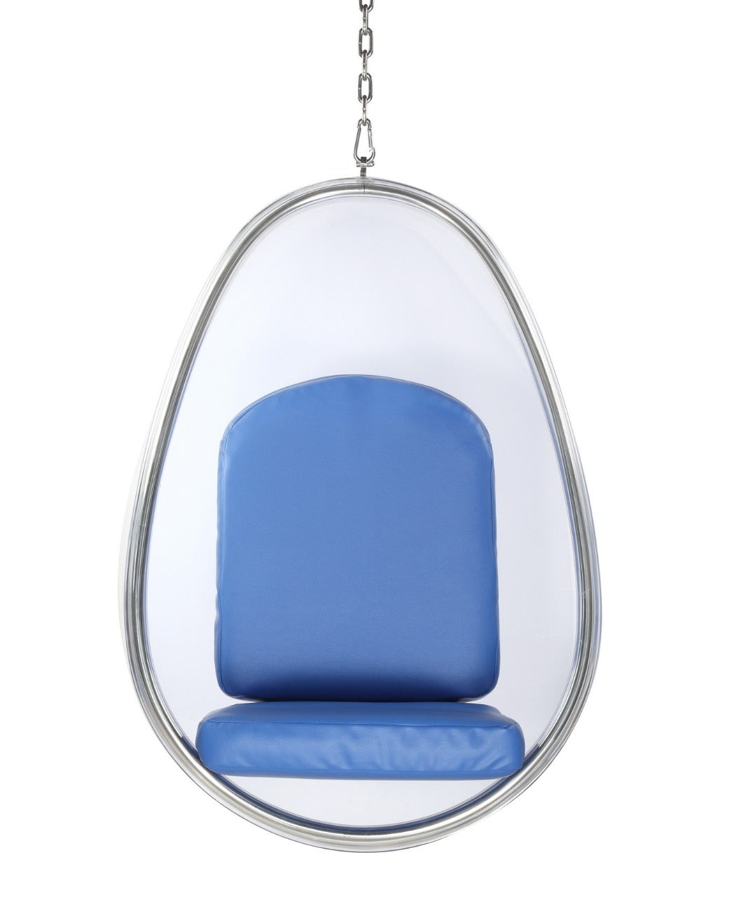 Acrylic Oval swing with cushion