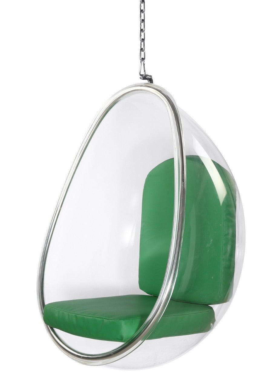 Acrylic Oval swing with cushion