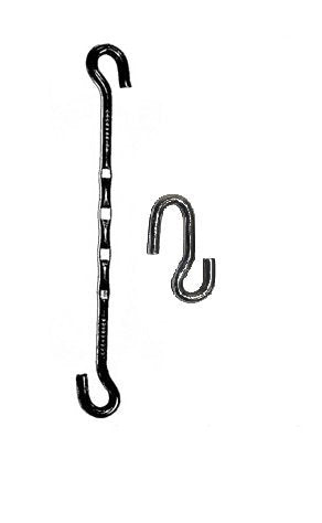 Steel 4 ft swing with chain