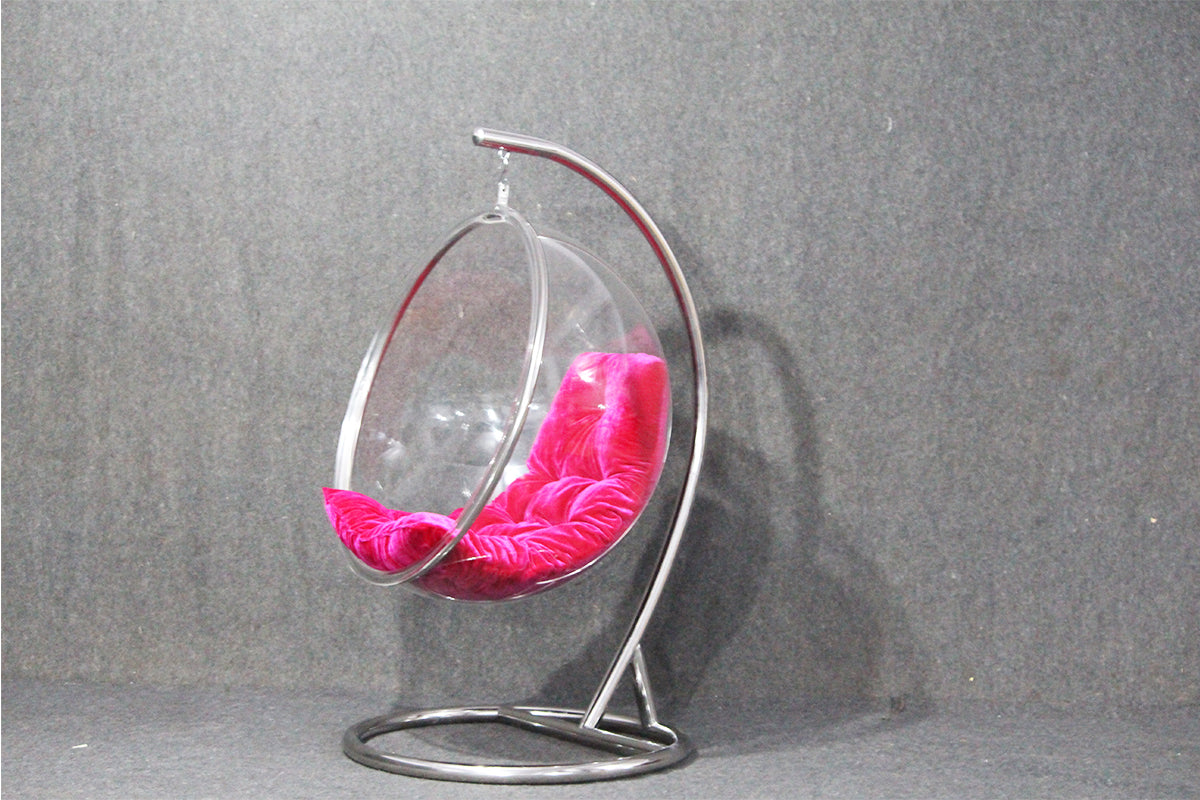 Acrylic Bubble swing with SS 304 Stand