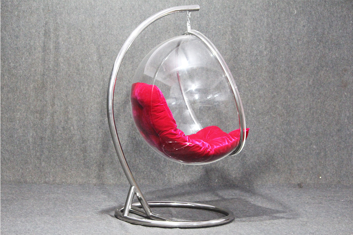 Acrylic Bubble swing with SS 304 Stand