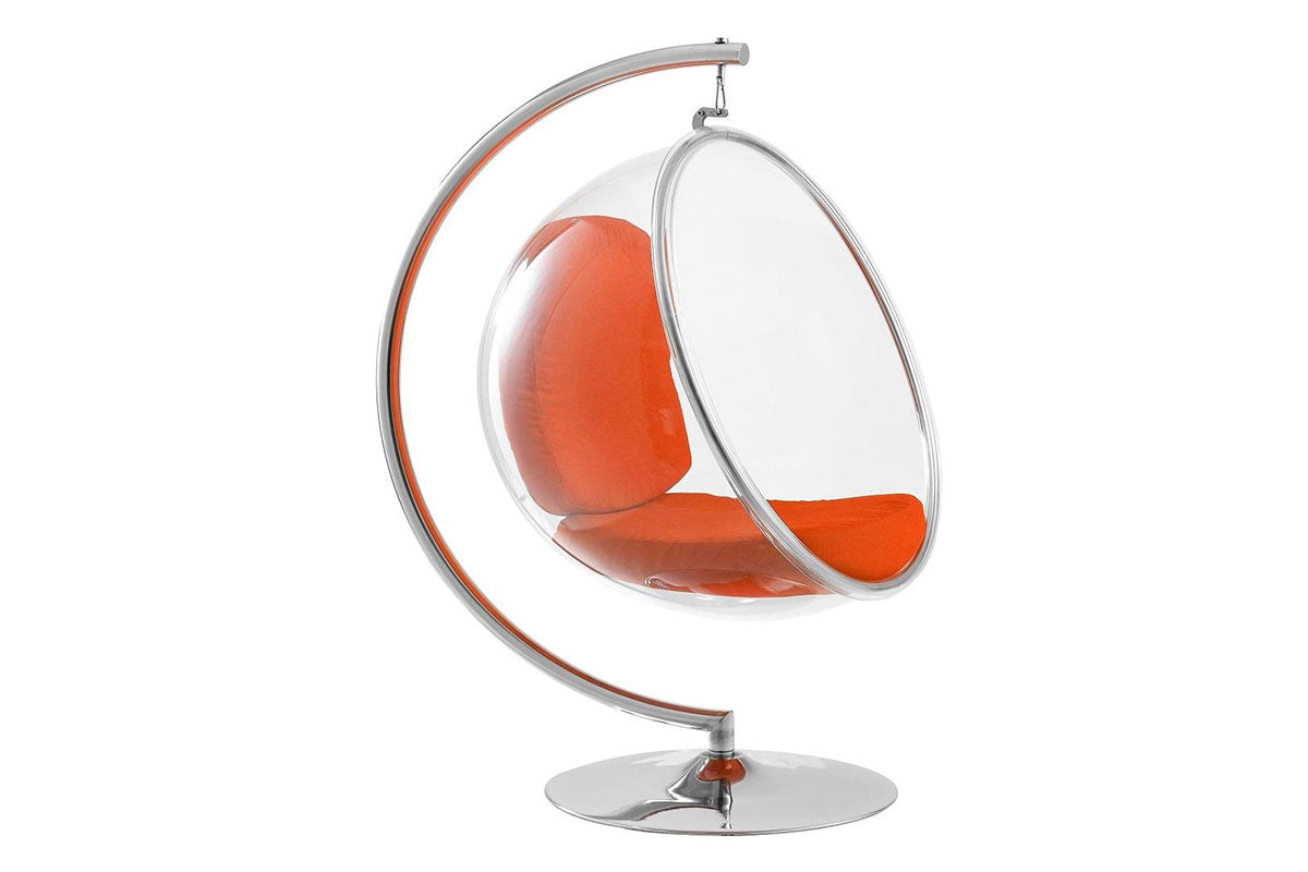 Acrylic emboss stand bubble swing with cushion