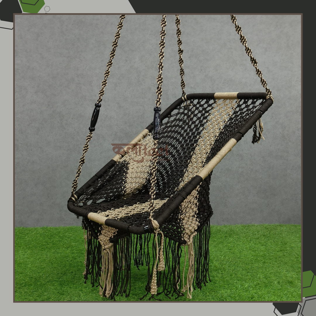 Kalaateet macrame ractangle relax swing