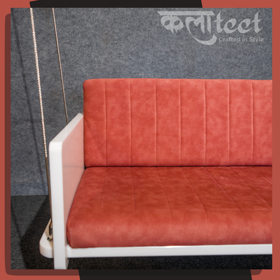 Acrylic Sofa Swing 4 Ft with cushion