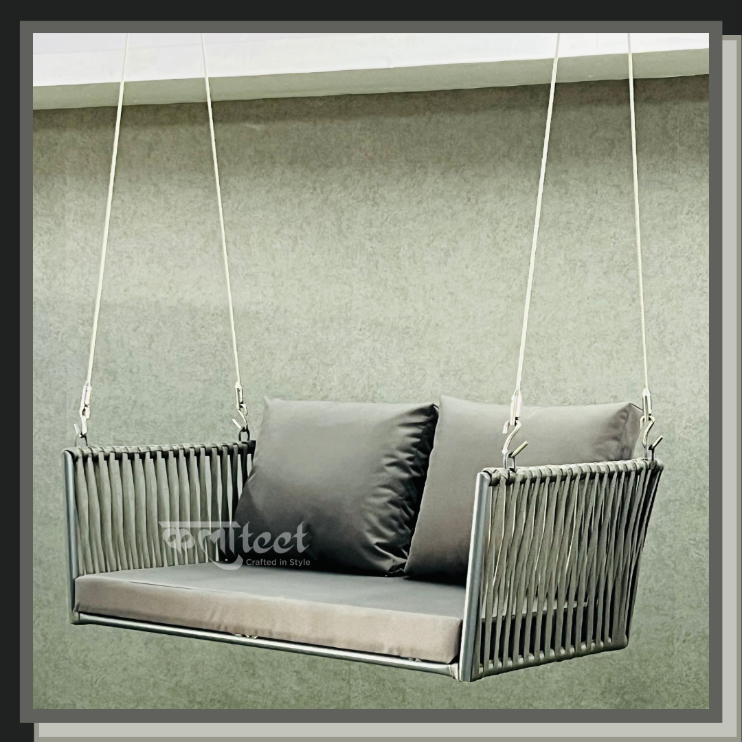 Kalaateet Cane Stripes Two seater designer swing