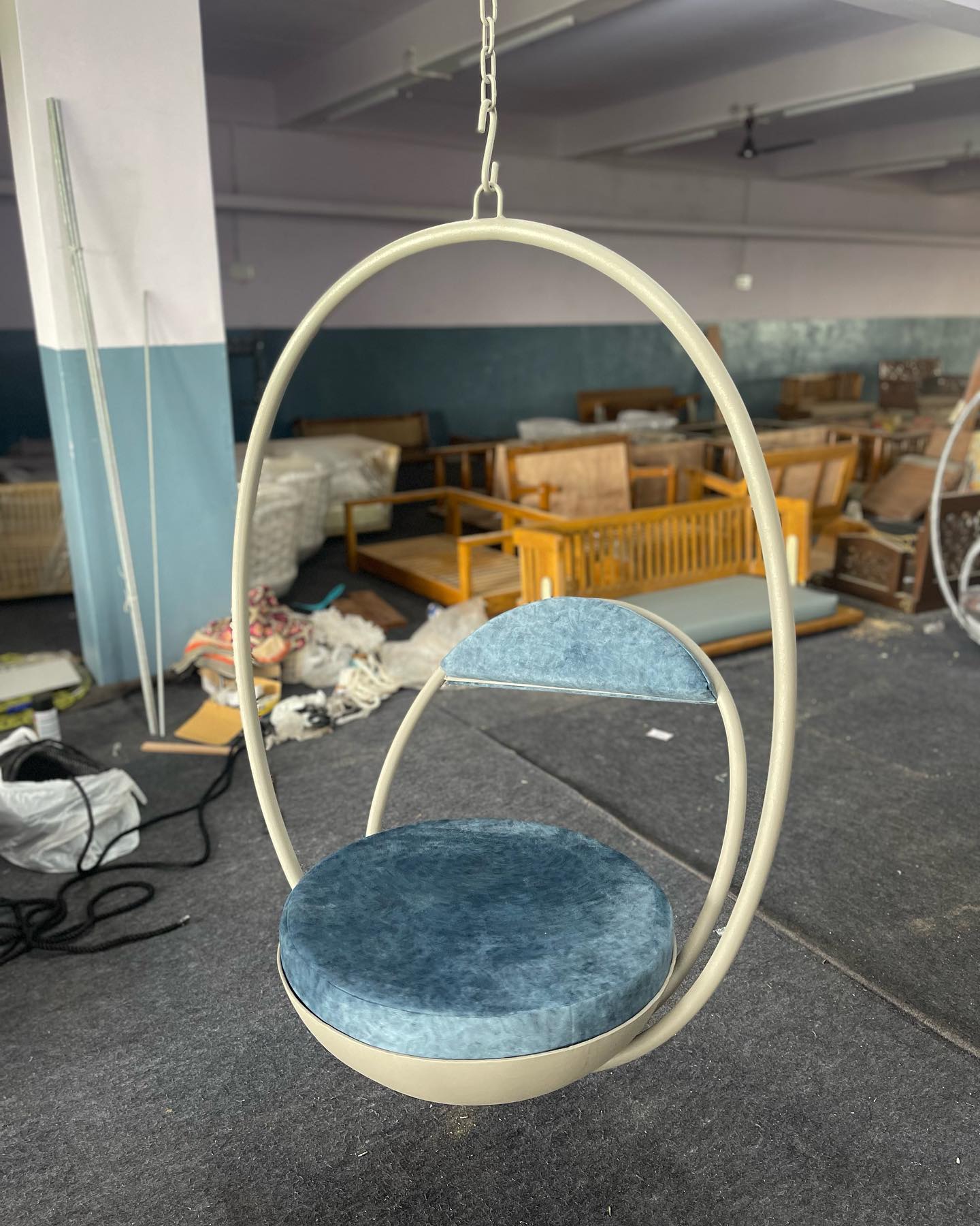 Steel Designer Single seater Round shape Swing