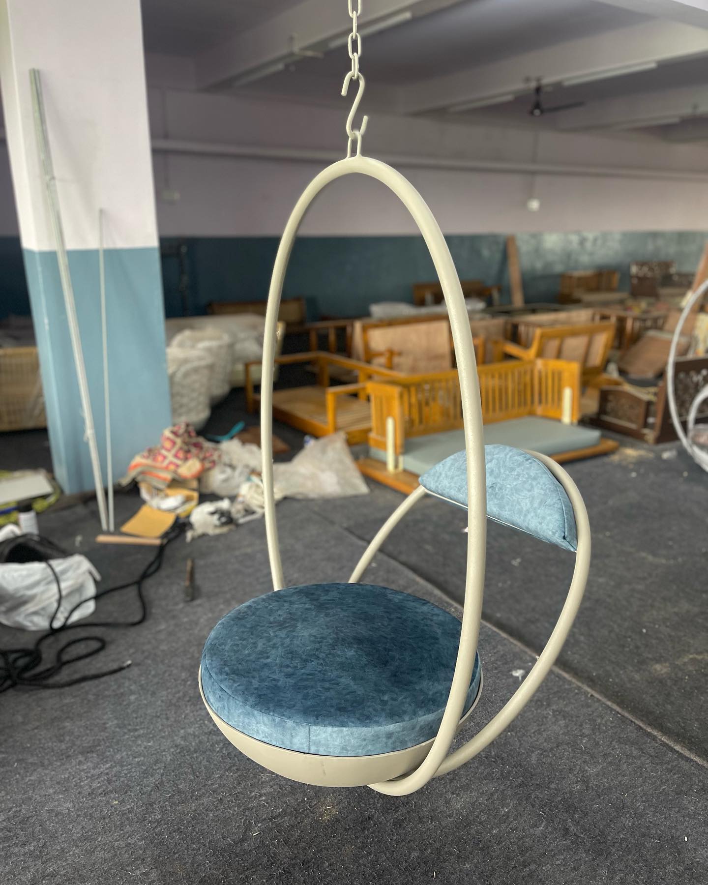 Steel Designer Single seater Round shape Swing